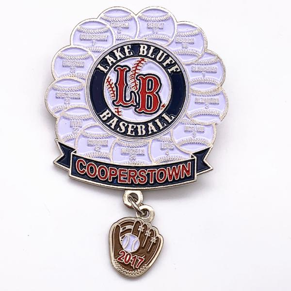 Fashion Sports Trading Pins / Metal Custom Soft Enamel Lapel Pins