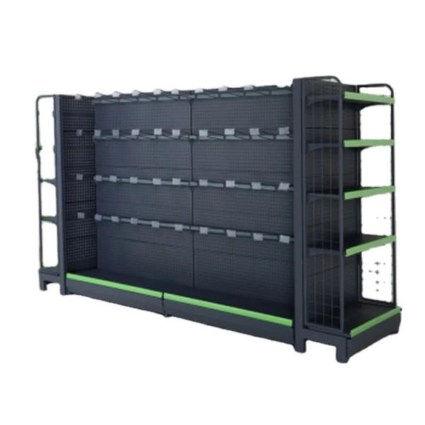 Factory Customized Color Gondola shelving supermarket shelves metal shelves for retail store supermarket store display