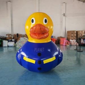 Publicidade Selada por Ar Água Flutuante Pato Amarelo Inflável Balão de Pato