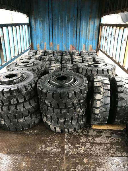 china wholesale forklift solid tyres, solid forklife tires 3.00-15