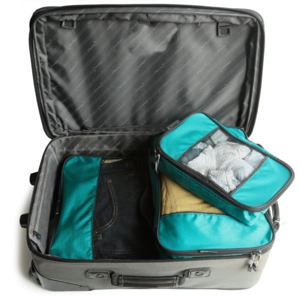 Fashion Canvas Lightweight Packing Organizers 3 Set Side Carry BSCI SEDEX