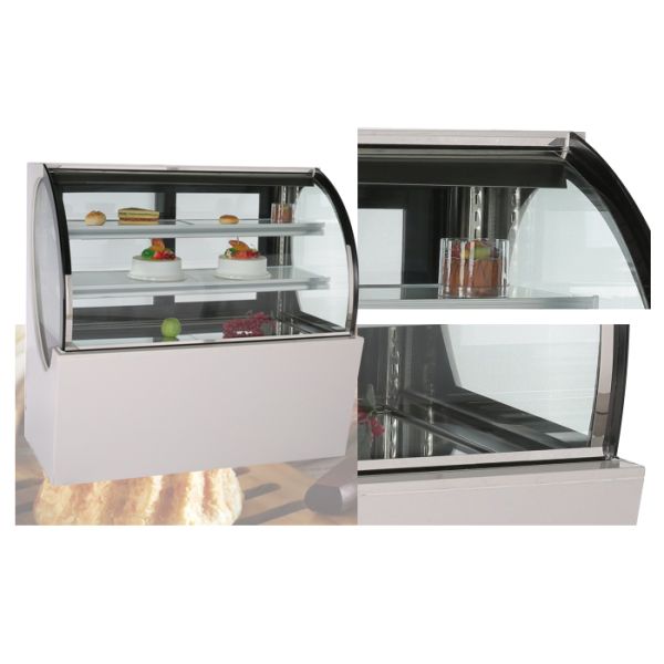 Fan Cooling Arc Type Three Layer Cake Showcase Fridge