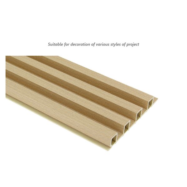 167x24mm Pure Color Wood Interior Wall Paneling Soundproof CWB167