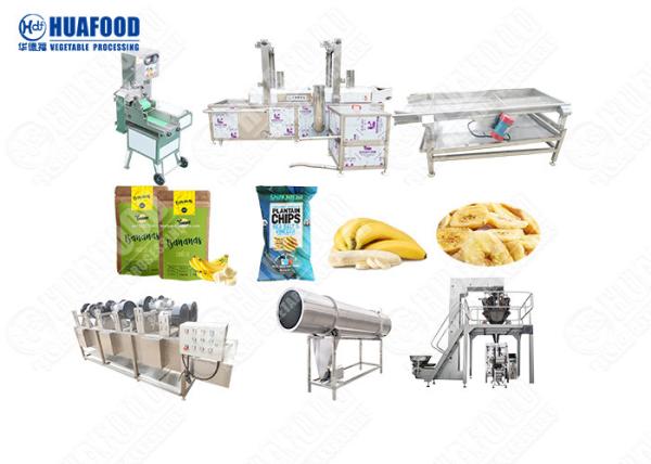 Golable Supplier Produce Automatic Snack Banana Chips Production Line Plantain Chip Machines