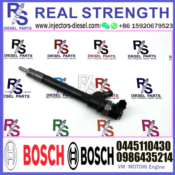 Original New Diesel Fuel Injector 0445110430 0986435214 46328576 68148332AA 35062008F For VM MOTORI Engine