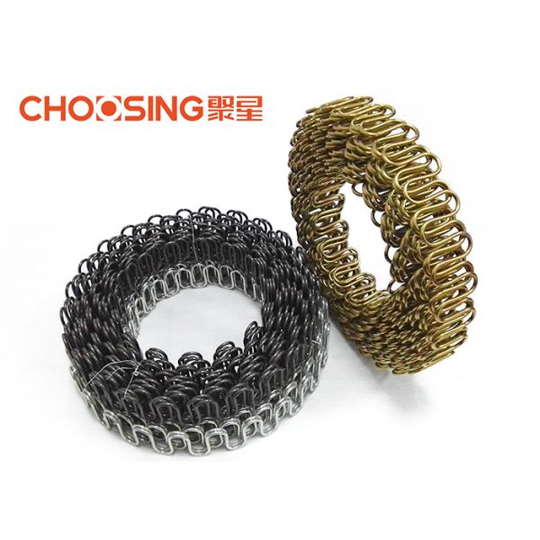 Long Wire Zig Zag Springs 120 Feet Standard Arc Upholstery Sinuous Spring 3.8mm In Roll