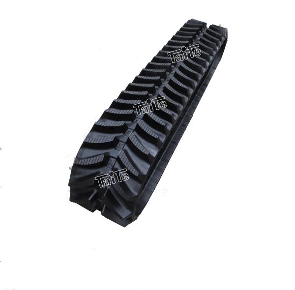 280mm Excavator Rubber Track Higher Tread Pattern Rubber Track T280X72LHX52 For YAMAGUCHI
