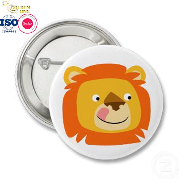 Hot Sale Badge Maker Plain Promotional  Reflective Sublimation Printing Assorted Blank  Logo Custom Badge Pin Button