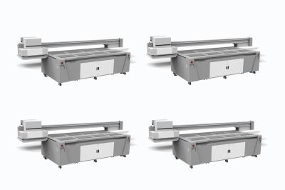 Impressora UV estável e precisa com estrutura de aço e bicos ricos G5/G6
