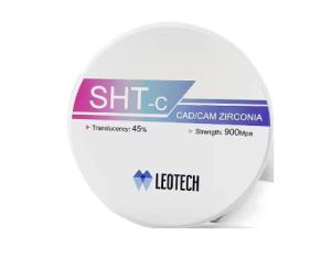 SHT-C 45% Translucency Zirconia Block 900MPa Strength & 1300HV Hardness Full