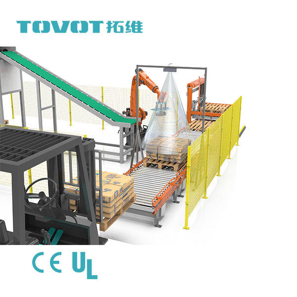 Automatic Robotic Bag Emptying System For Plastic Processing / Food Production