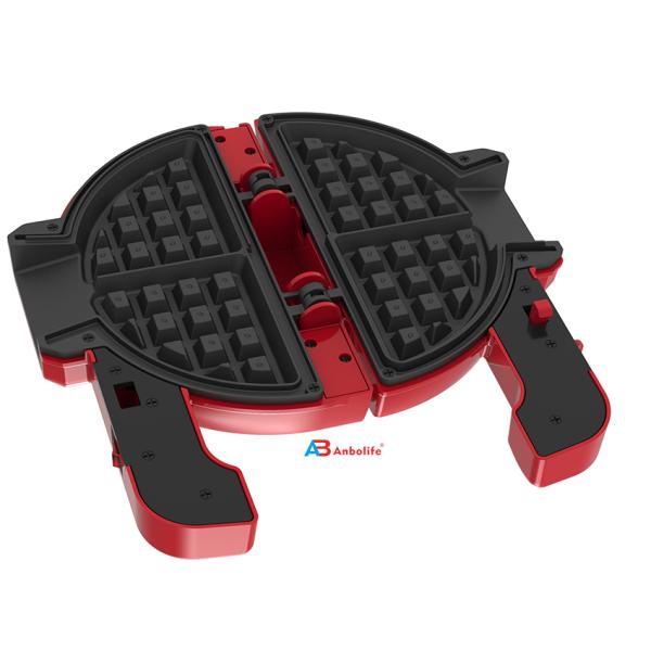Fabricante de gofres en forma de animal con placas antiadherentes