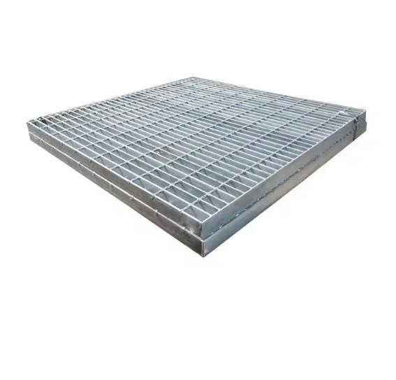 Grille d'accès en acier galvanisée grille de sol en acier lourd 1m x 6m Bar de roulement métallique