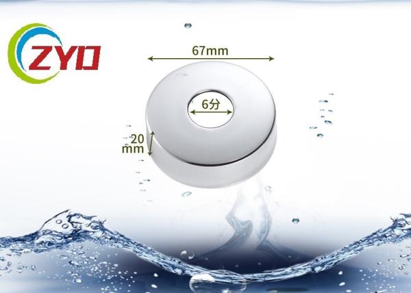 Single Hole Kitchen Sink Faucet Hole Cover Deck Plate SS Metal / Plastic Body