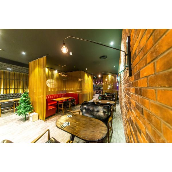 Софа ресторана кожаной ткани подковообразная установила для гостиницы/салона/кофейни