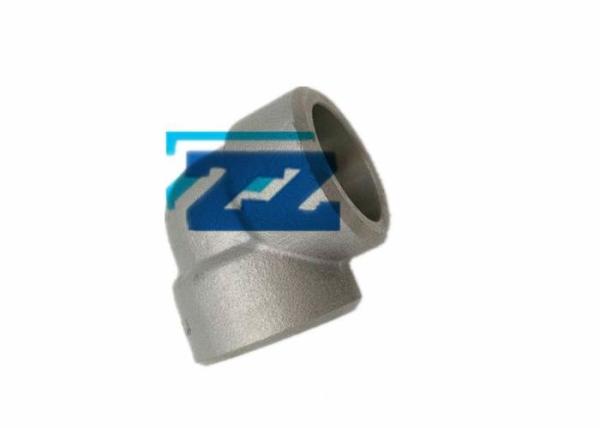 90 Degree Socket Weld 	Steel Pipe Elbow 3  6000 LB SS 316 ASME B16 11 Galvanized