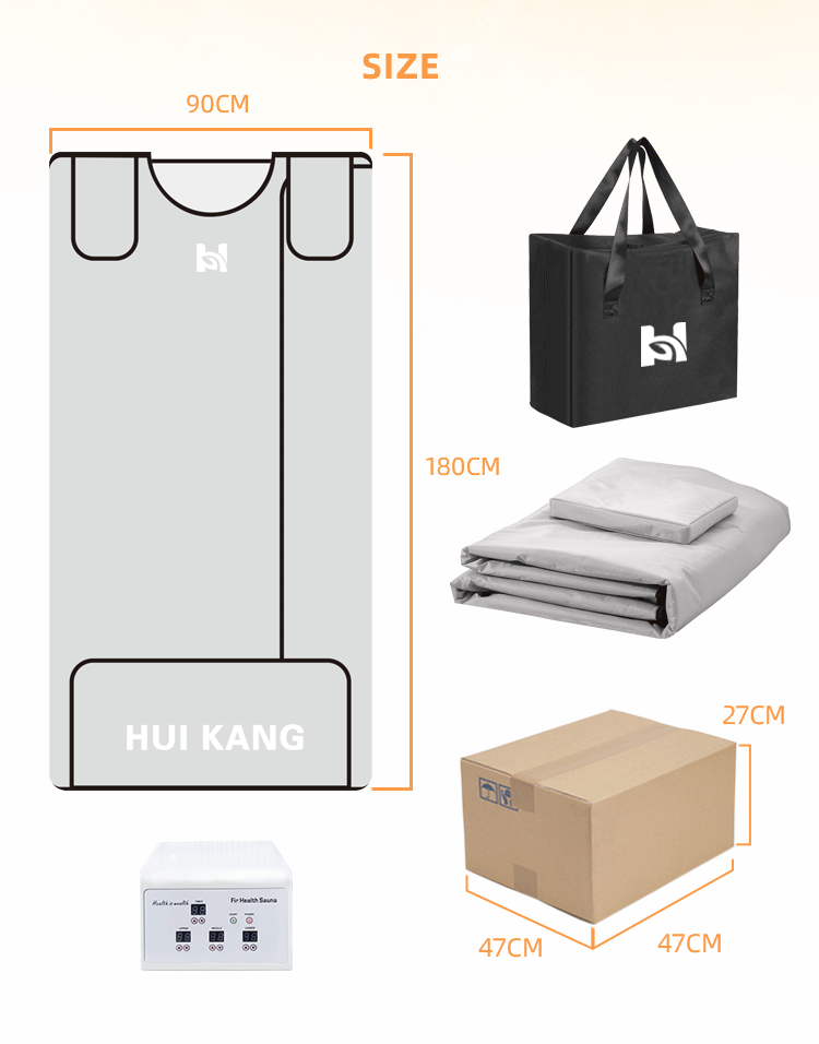 600 Вт портативный спа для похудения и детоксикации Углеродные волокна нагрев пу похудение 3 зоны Дальнее инфракрасное одеяло сауны