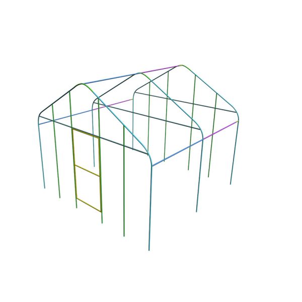 Portable Backyard Small Outdoor Greenhouse Heavy Duty Small Polytunnel With PVC Covering