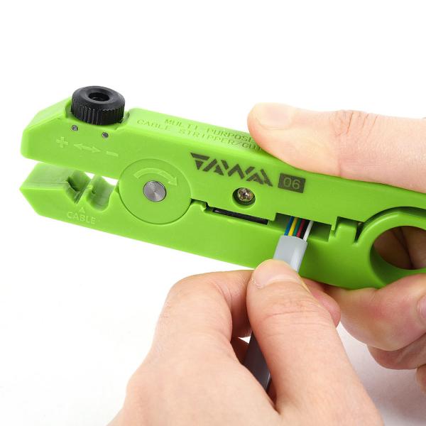 FONGKO Multi-function Wire Stripping Tools Optical Fiber Cable Automatic Wire Pliers Slitter