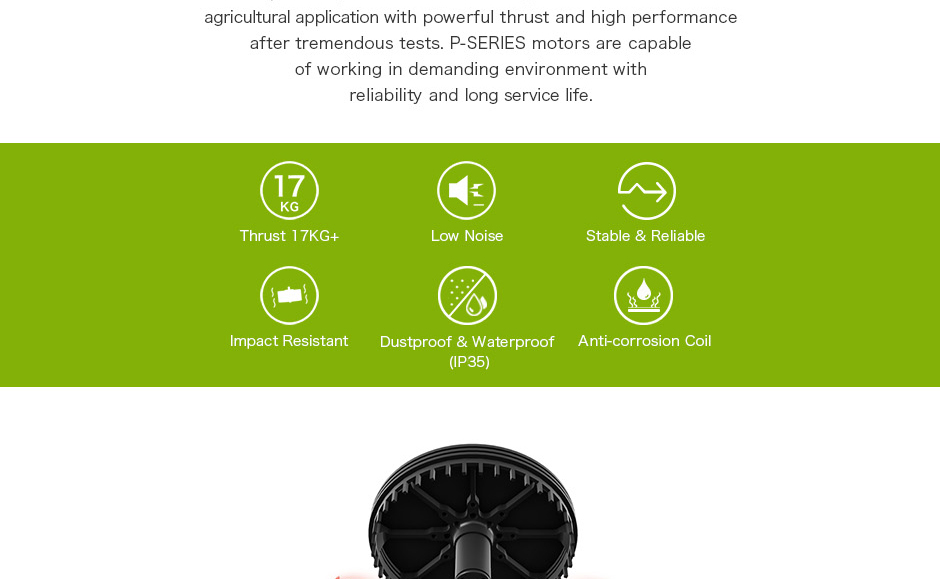 Wholesale T-motor P80 KV100/120/170 Agriculture Brushless Motor High Power Thrust And Performance For UAV Airplane Module