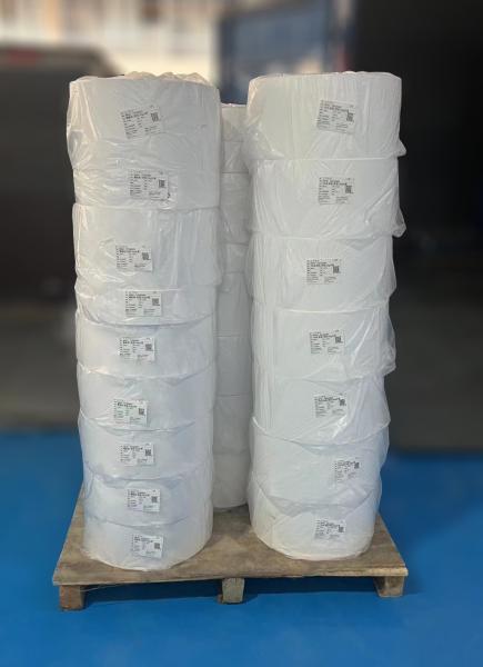 Light White PET BOPP Adhesive Jumbo Roll Paper SGS Approval