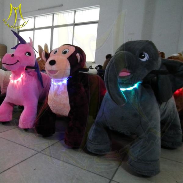 Hansel coin operated horse ride motorized riding toys rohs standard luck cow electric motorized scooter with rich toys