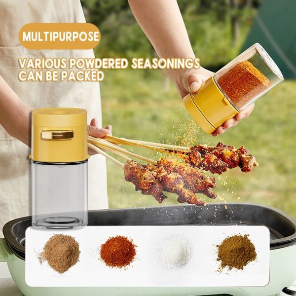 Household Kitchen Sealed Measuring Seasoning Shaker Bottles 180ml