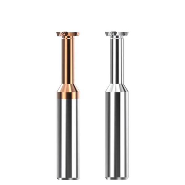 Straight Shank Durable 4T Flute T-Type End Mill Cutter for T-Slot Machining