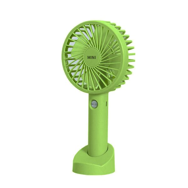 Portable Handheld Mini Fan with 4 Rotary Vane and Rechargeable USB Power