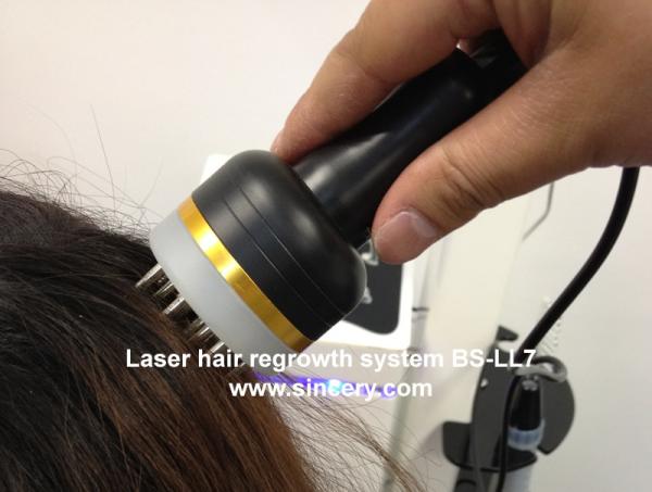 Low Level Aser Treatment For Thinning Hair / Hair Loss , Hair Growing Machine