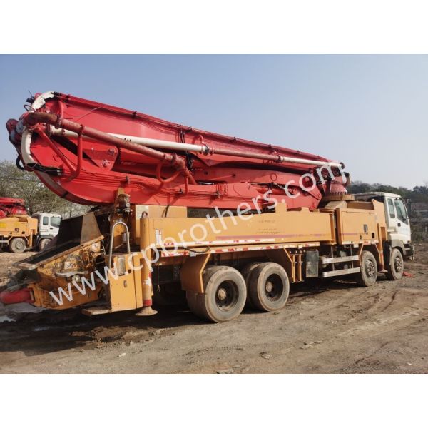 Putzmeister 46m Truck Mounted Concrete Pump for Smooth and Precise Concrete Placement