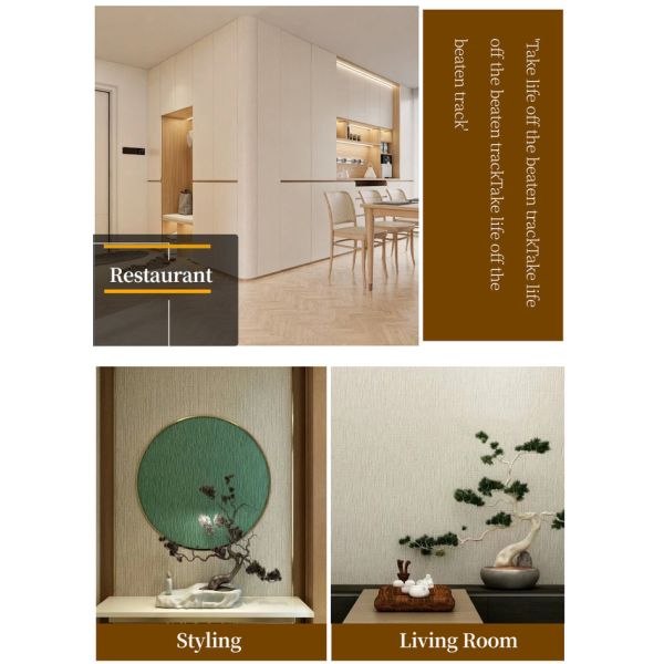 ткань угля бамбука облицовки 1.22m широкая деревянная текстурирует панели стены кухни PVC 3D