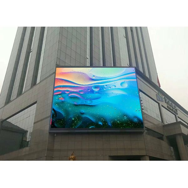 P6 P8 P10 Outdoor Electronic Signs Exterior Wall Mounted Type