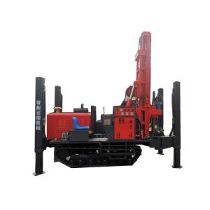 Pneumatic 55kw 180m Portable Water Well Drilling Equipment