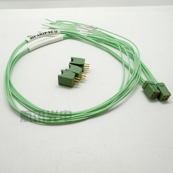 Jl24-04zjb 4-Core Straight Pin PCB Welding Socket Rectangular Aviation Connector.