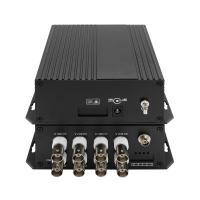 8 puertos convertidor de fibra óptica digital analógica CCTV monitoreo de vídeo coaxial DC5V