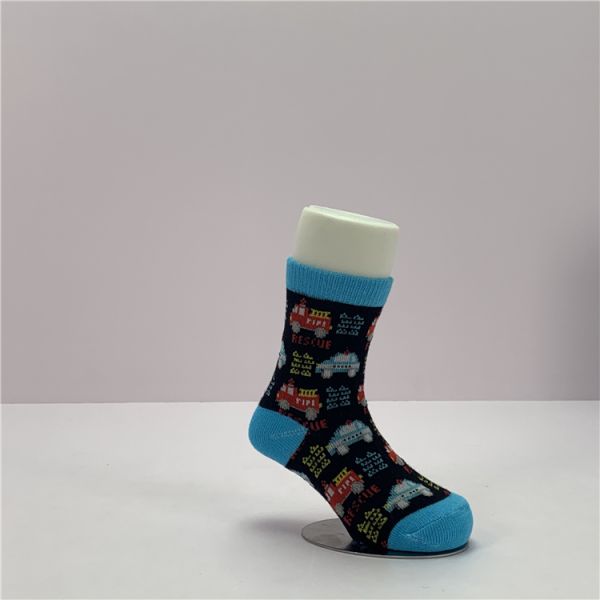 Soft and Comfortable 70%Cotton 28%Polyester 2%Spandex Baby Knit Socks with Cute Design