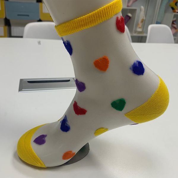 36-39 European Size Customized Beauty Socks Sexy Summer Lace Sheer Handlinking Socks
