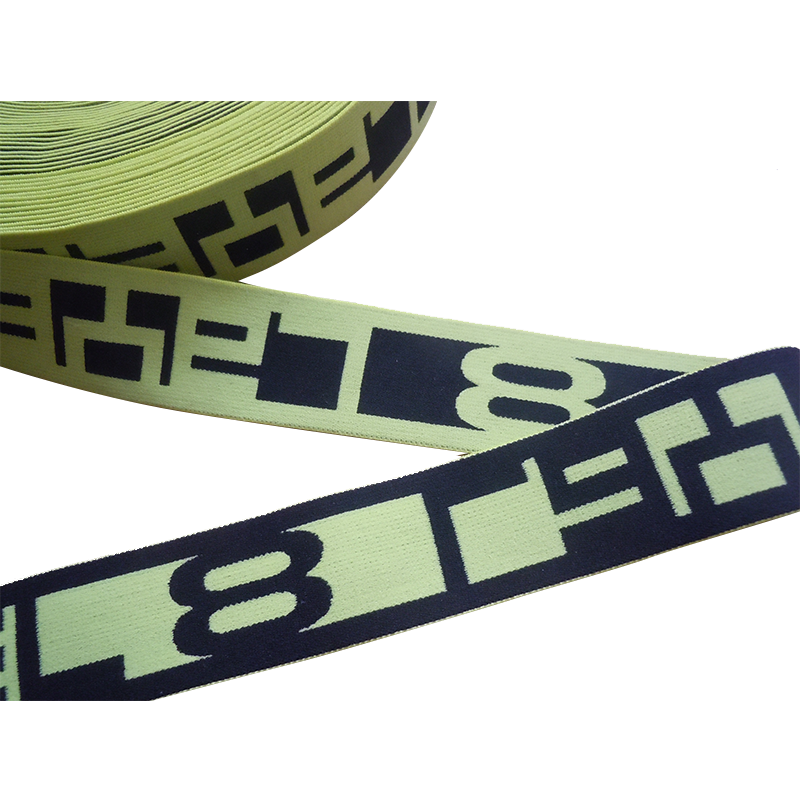 Printed Elastic Waistband 20MM - 50MM Jacquard Elastic Waistband For Underwear / Cothing