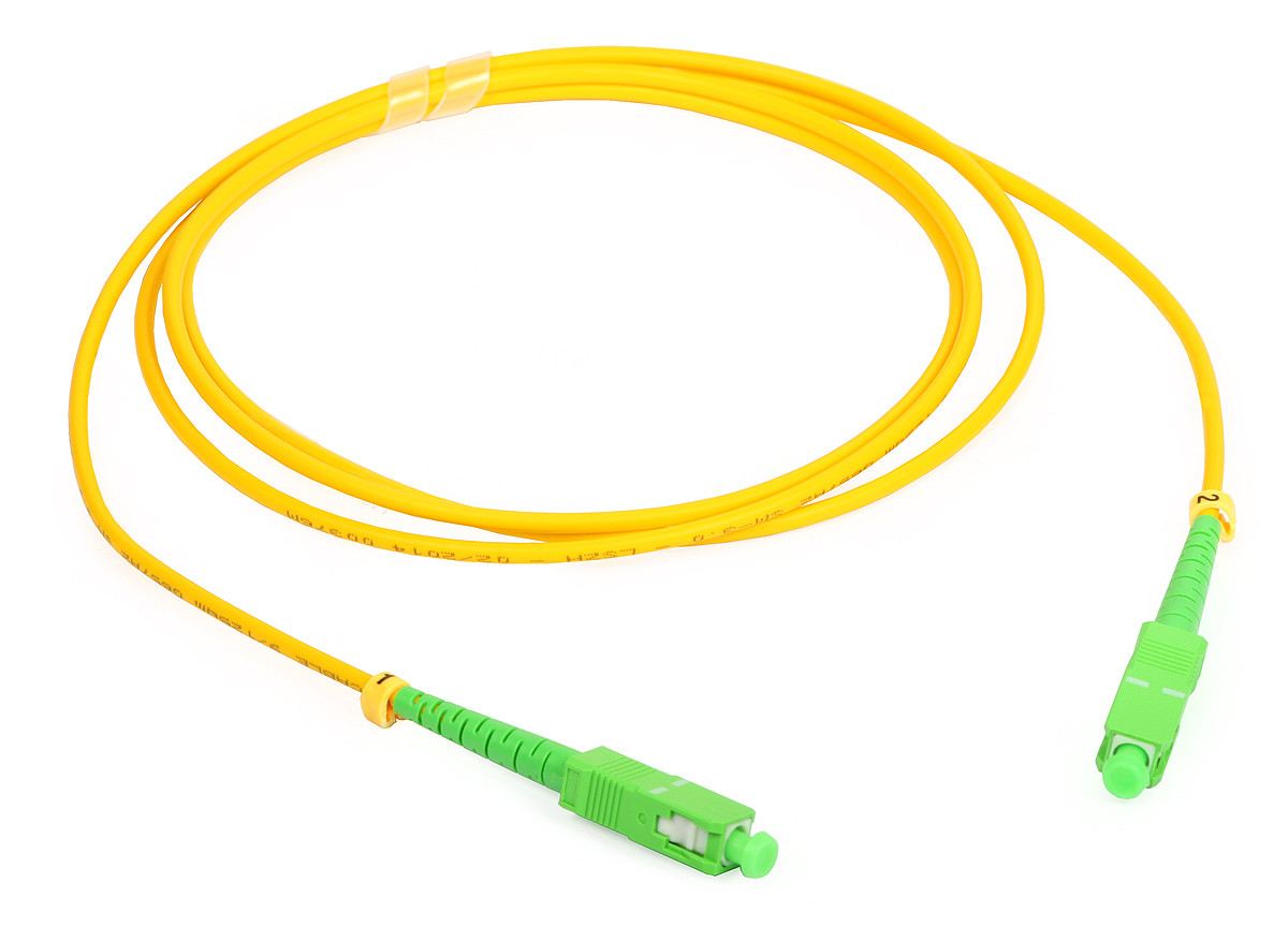 Rede CATV SC / APC Fibra Óptica Cordão Patch com Fibra G657A