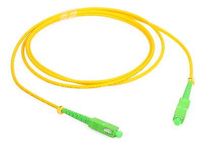 Ligação em ponte simples personalizada da fibra do Sc do cabo de remendo da fibra ótica do SC do comprimento