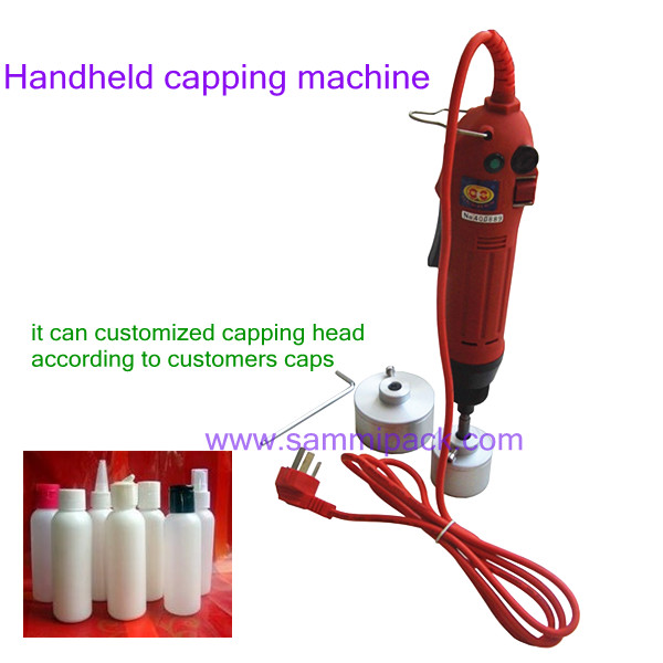Small Manual Bottle Capper , Hand Held Bottle Capping Machine For Water Beverage
