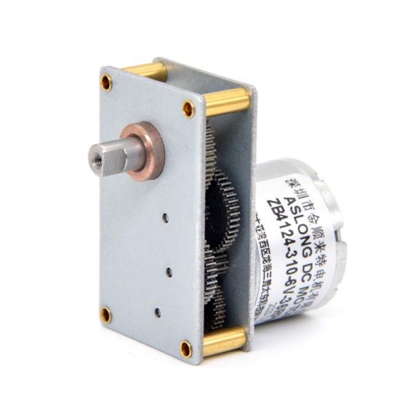 Eixo de baixa velocidade do motor d da engrenagem da C.C. do Metal Gear 6V do motor 6V 37RPM da C.C. do motor ZB4124-310 da válvula de ASLONG mini