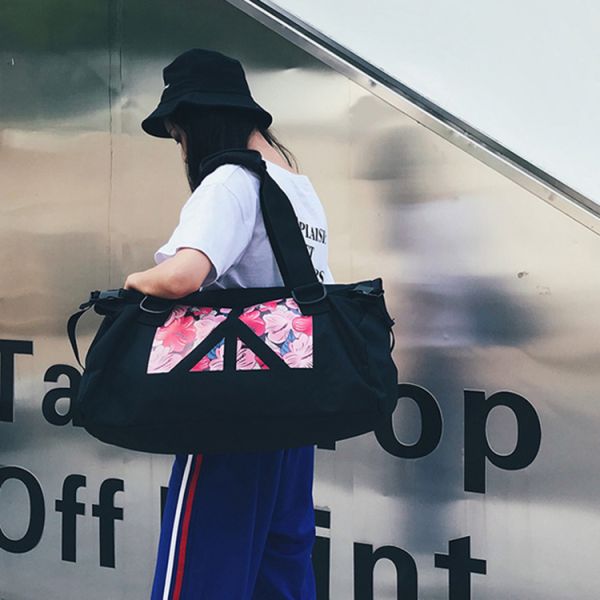 New personality Korean version of hualu travel bag Chao cool hip-hop fitness bag