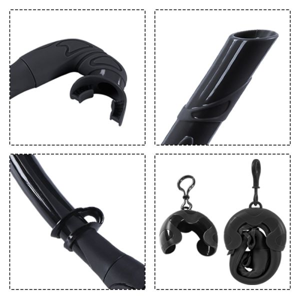 Rubber Diving Prescription Mask Snorkel Goggles Set ROHS Certified