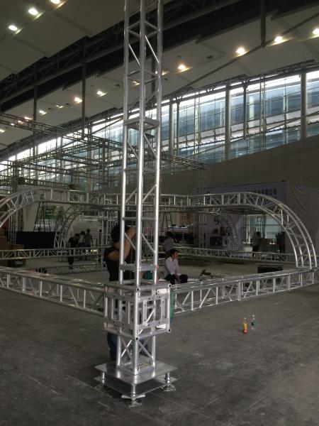 Exhibition Booth Events Aluminum Stage Truss  / T6-6082 Aluminum