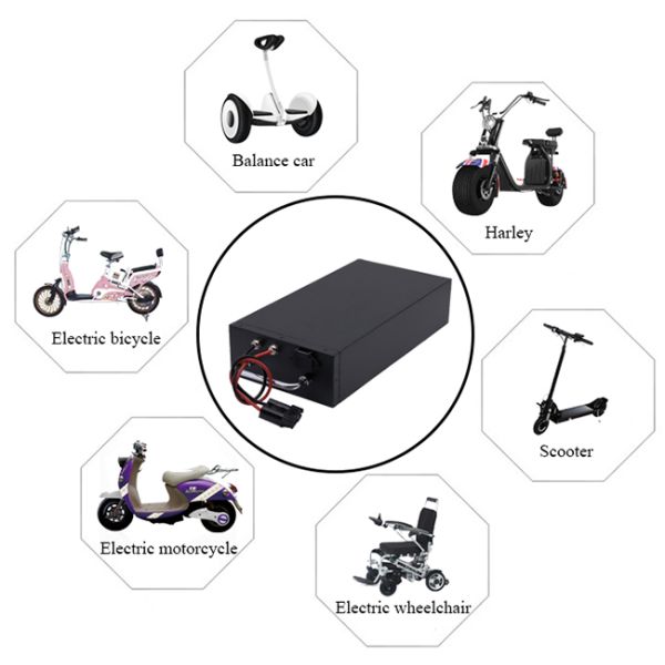 Литий 1500Wh RS485 блока батарей скутера вольта 25Ah e мотоцикла 60