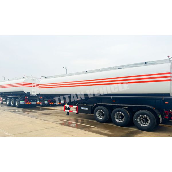 TITAN 3 Axle 45000 Liters Diesel Fuel Trailer Oi Fuel Tanker Trailer for Sale in DRC