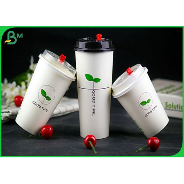 Водоустойчивая бумага чашки картона 190g 210g Foodgrade для сырья бумажного стаканчика PE 650mm 1000mm 190g 210g +18g покрыло белую бумагу запаса чашки для чашки напитка воды