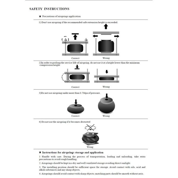 PCBR Rubber Air Suspension Spring Air Bellow SN120140-C